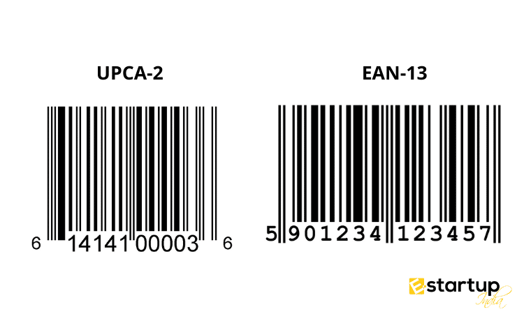 UPCA 2 and EAN 13