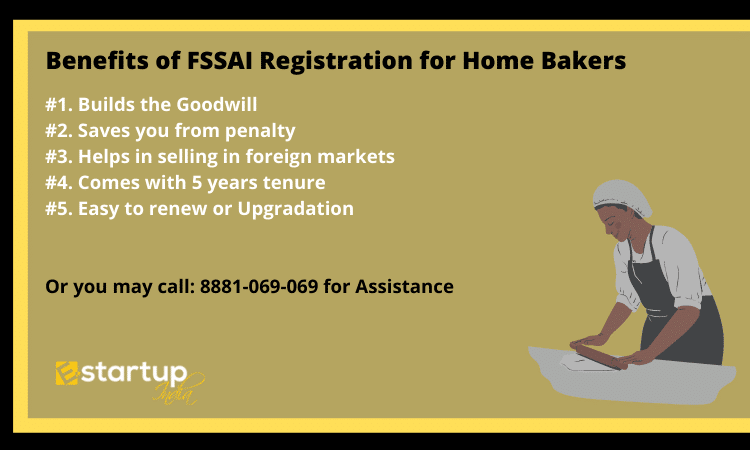 Benefits of FSSAI Registration for Home Bakers