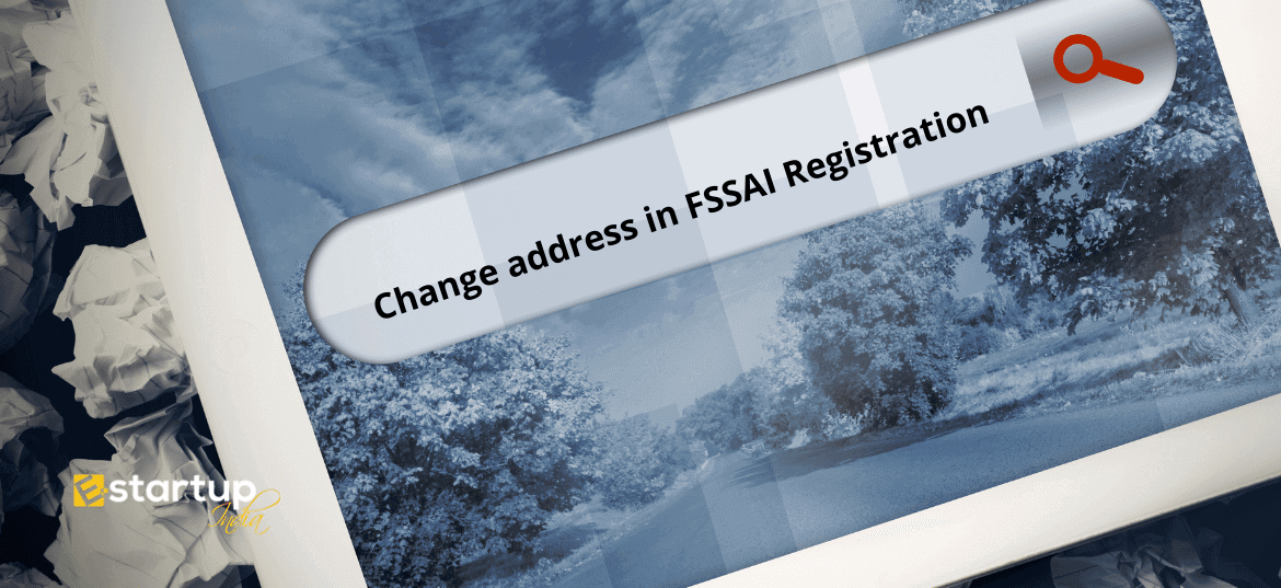 How to change address in FSSAI Registration