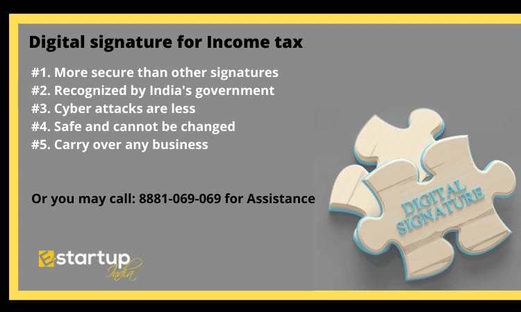 digital signature for income tax