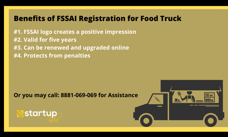 Benefits of FSSAI Registration for Food Truck