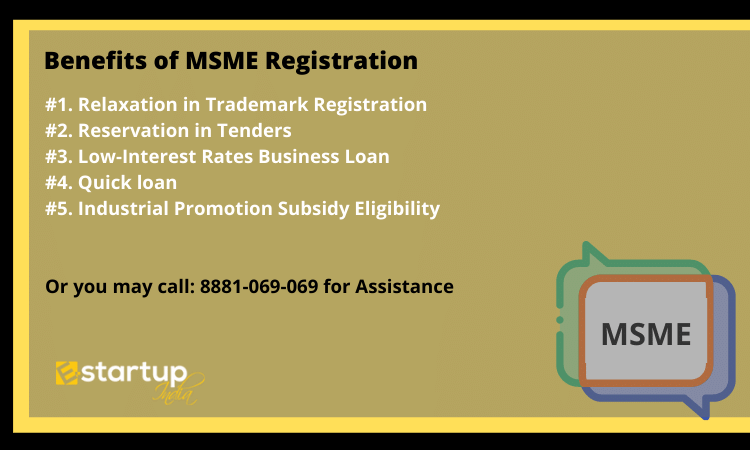 Benefits of MSME Registration