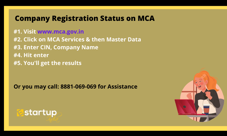 Steps to Check Company Registration Status on MCA