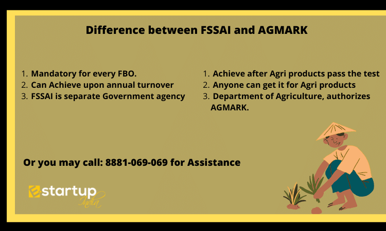 difference between FSSAI and AGMARK