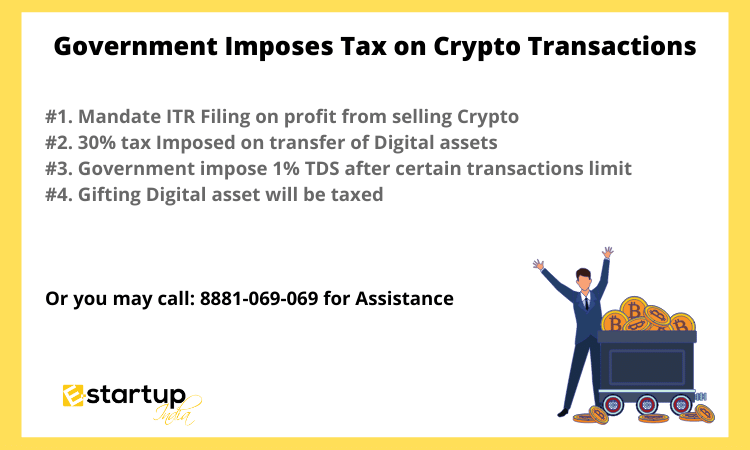 Government Imposes Tax on Crypto Transactions
