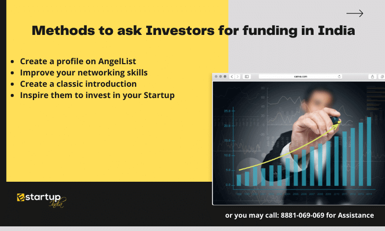 How do you ask investors for funding in India