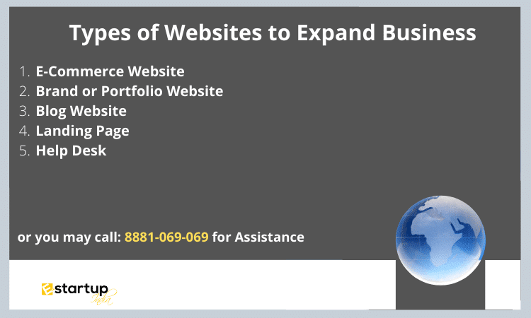 Types of Websites to expand Business