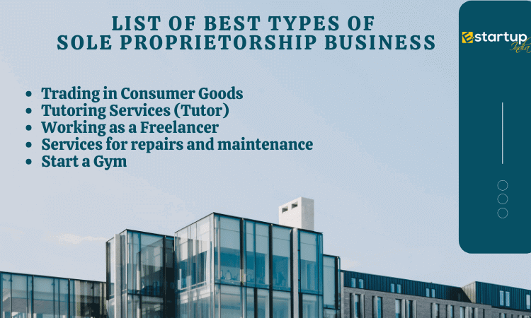 Best Types of Sole Proprietorship