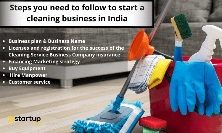 Steps you need to follow to start a cleaning business in India