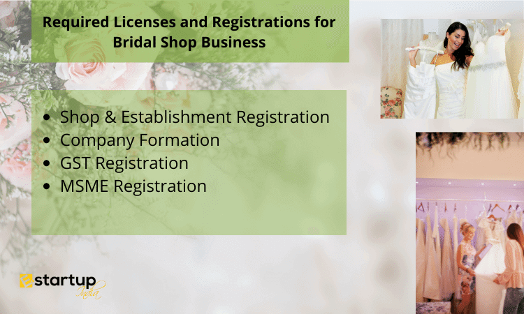 Required Licenses and Registrations for Bridal Shop Business