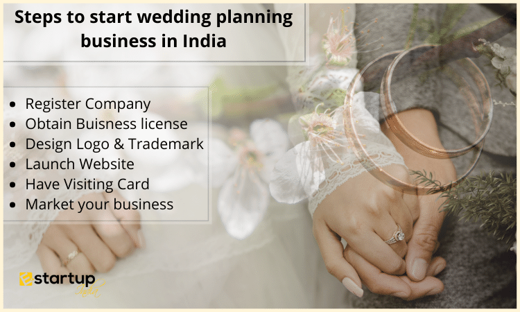 Steps to start wedding planning business in India