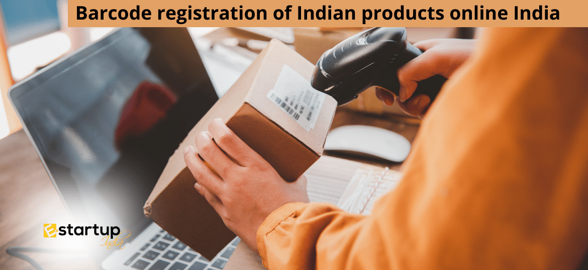 Barcode registration of Indian products online India