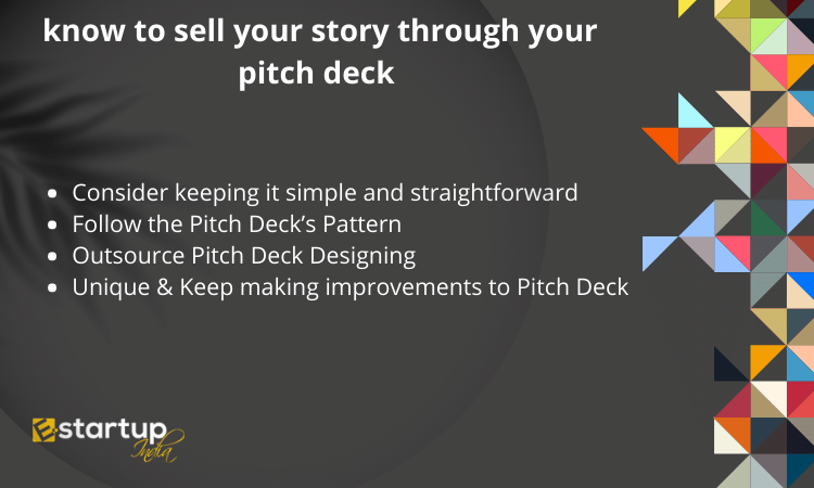  know to sell your story through your pitch deck