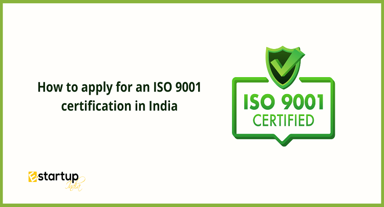 How to apply for an ISO 9001 certification in India