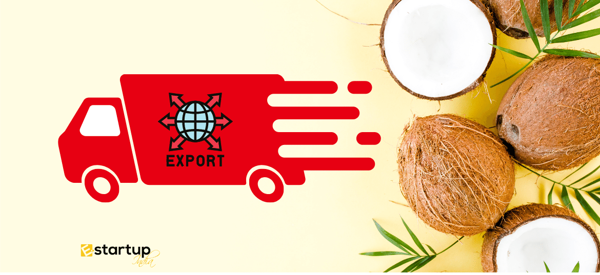 How to export coconut from india to other countries