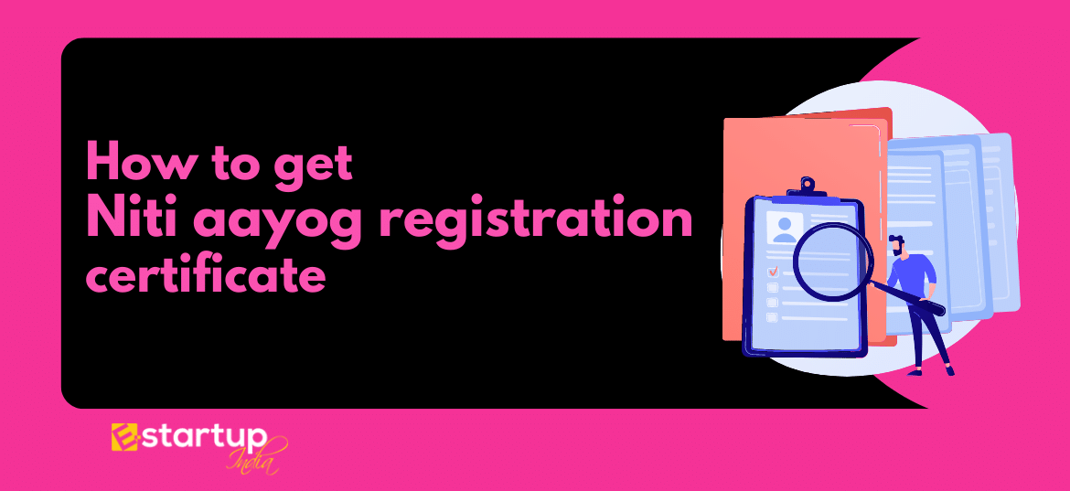 How to get Niti aayog registration certificate