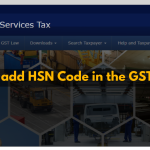 How to add HSN code in the GST Portal?