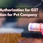 Letter of Authorization for GST Registration for Private Limited Company