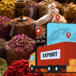 How are spices exported from India