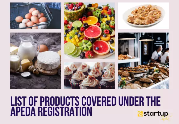 List of Products covered under the APEDA Registration